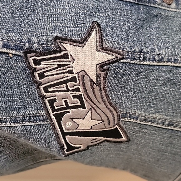 Le More Sports Team Cities Embroidered Denim Dress, Size 1X (CHECK MEASUREMENTS) - Picture 7 of 14